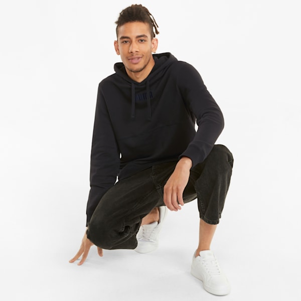 Sudadera con capucha Modern Basics para hombre, Puma Black, extralarge